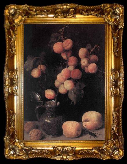 framed  Georg Flegel Peaches, ta009-2